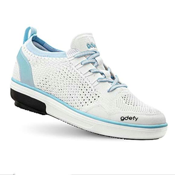 Gravity Defyer G-Defy Jenni Knit Athletic Shoes White Plantar Fasciitis Pain 8 - Picture 1 of 12